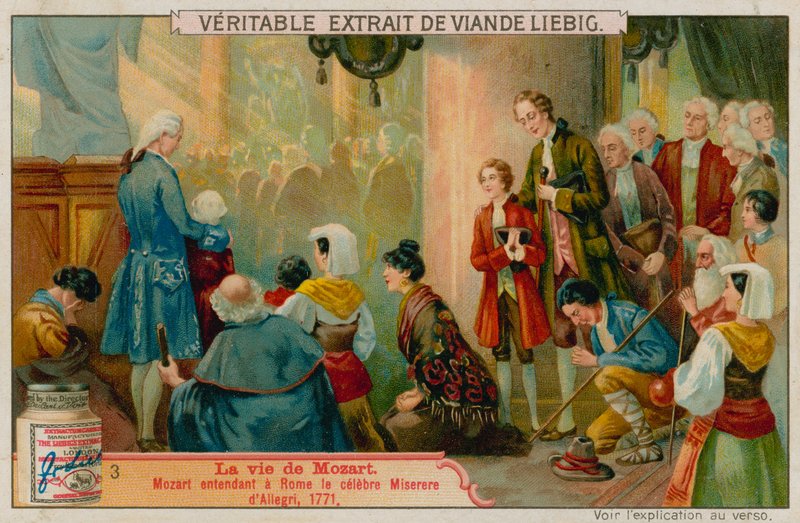 Mozart hört Allegris Miserere in Rom von European School