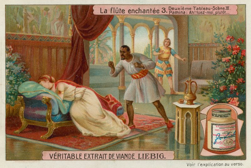 Papageno rettet Pamina vor Monostatos von European School