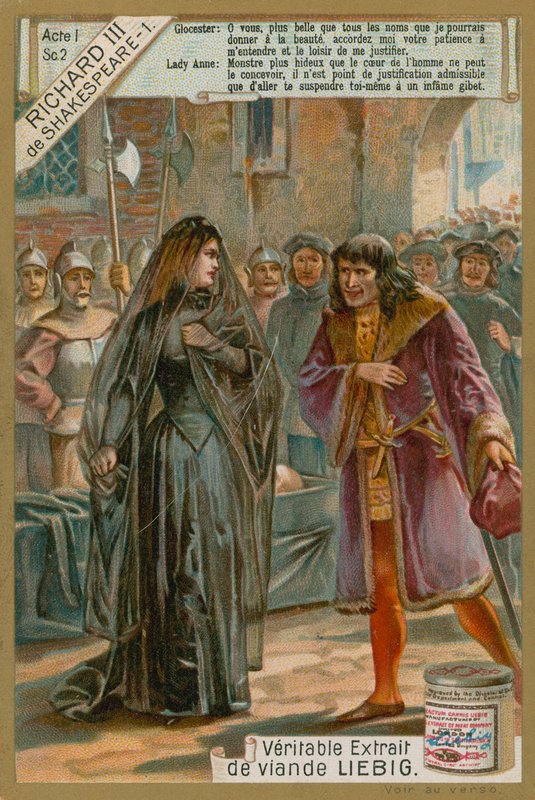 Richard III. und Lady Anne von European School
