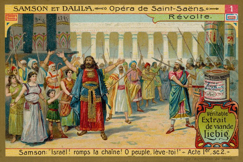 Samson fordert die Israeliten auf, sich zu befreien von European School