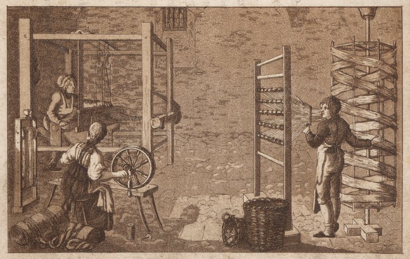 Spinnen und Weben von European School