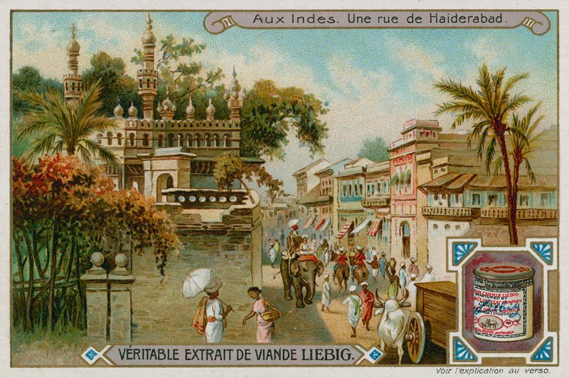Straßenansicht in Hyderabad von European School