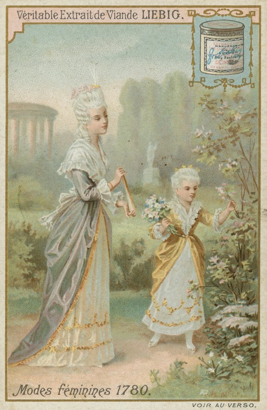 Frauen im Jahr 1780 von European School