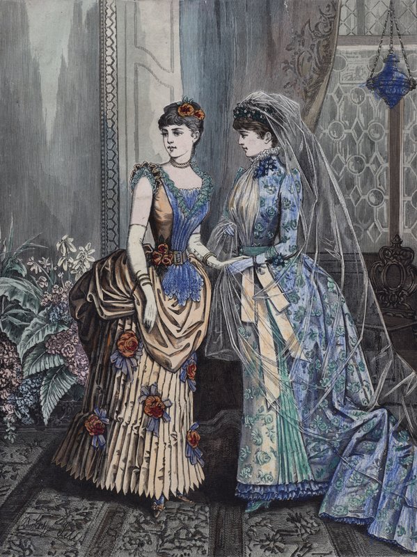 Frauenmode, Ende des 19. Jahrhunderts von European School