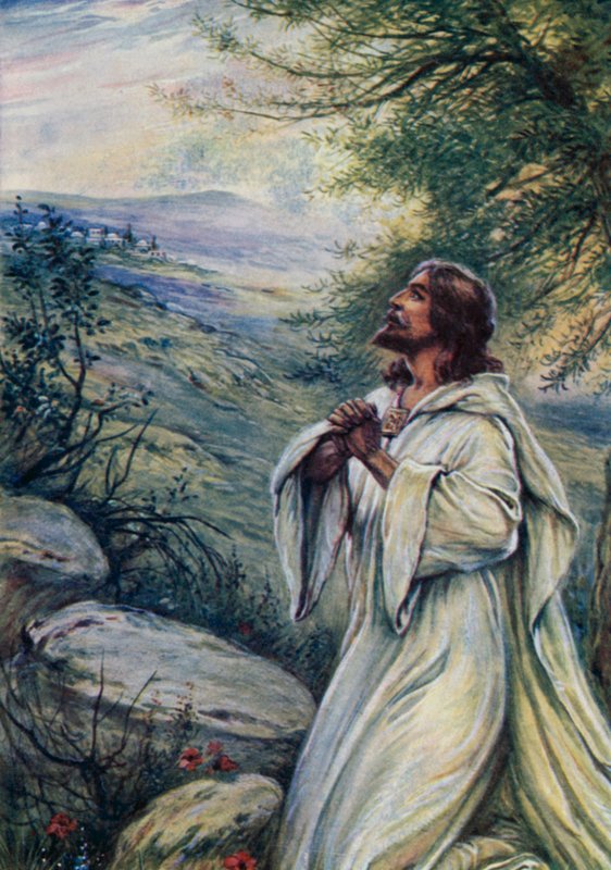 Jesus betete von Evelyn Stuart Hardy