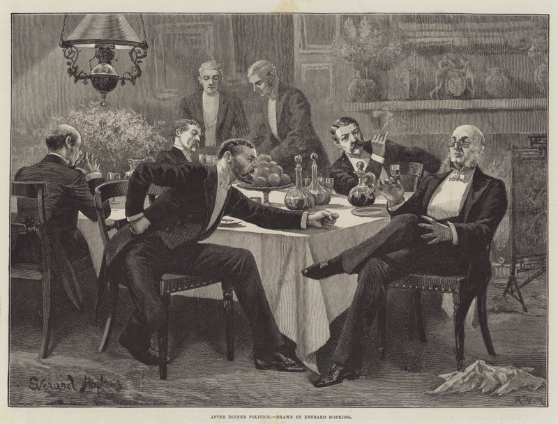 Nach dem Abendessen Politik von Everard Hopkins