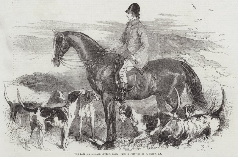 Der verstorbene Sir Richard Sutton, Baronet von F. Grant