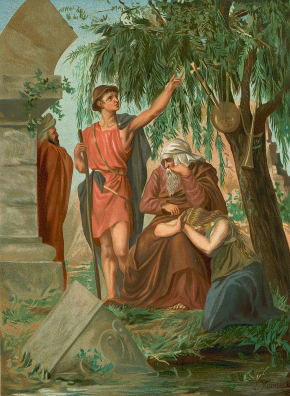 Juden in Babylon gefangen von F. Xumetra