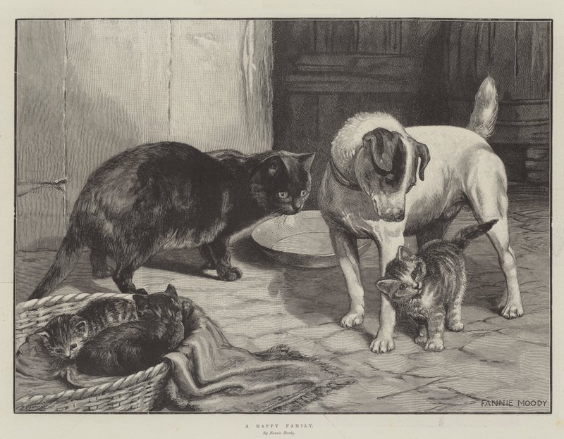Eine glückliche Familie von Fannie Moody