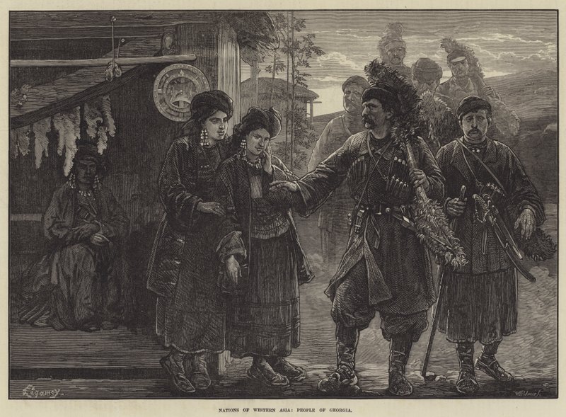 Nationen Westasiens, Volk von Georgien von Felix Regamey