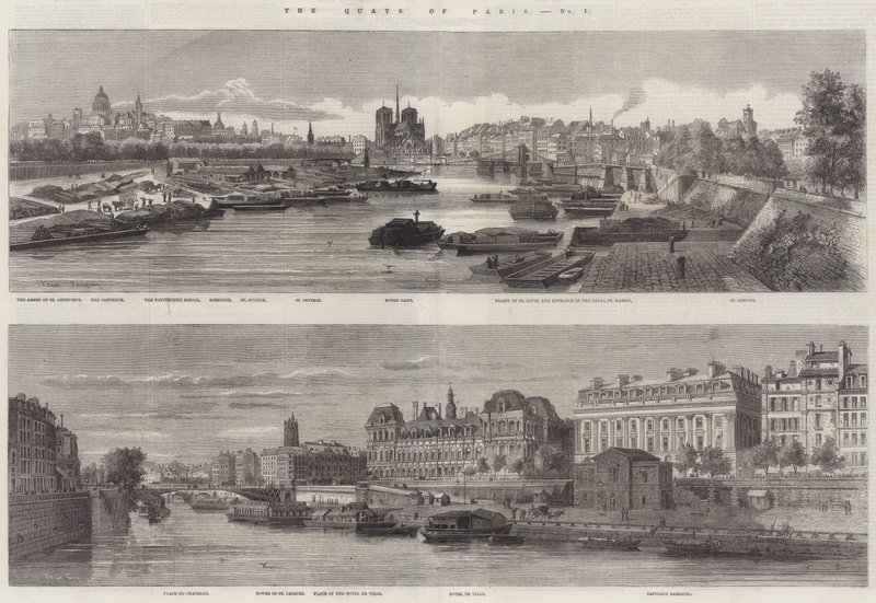 Die Kais von Paris von Felix Thorigny