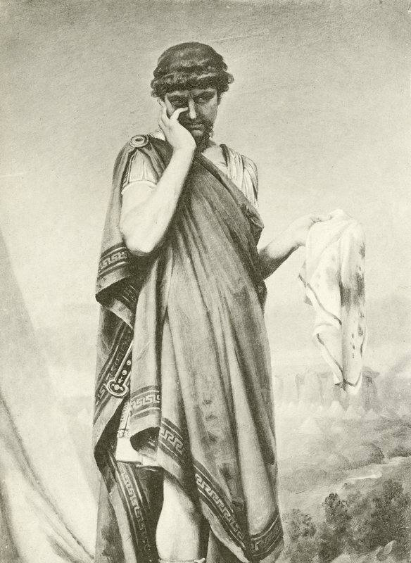 Cymbeline. Akt V-Szene I (Gravur) von Felix Octavius Carr Darley