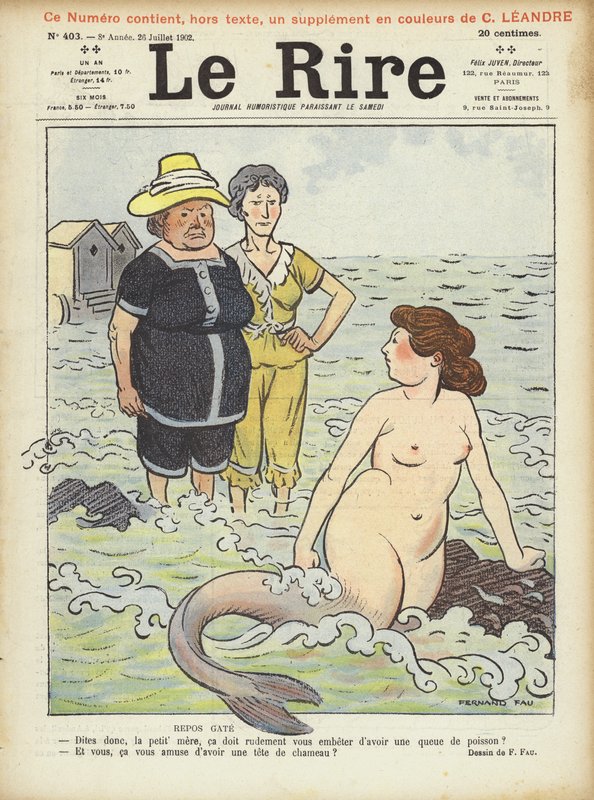 Illustration für Le Rire von Fernand Fau