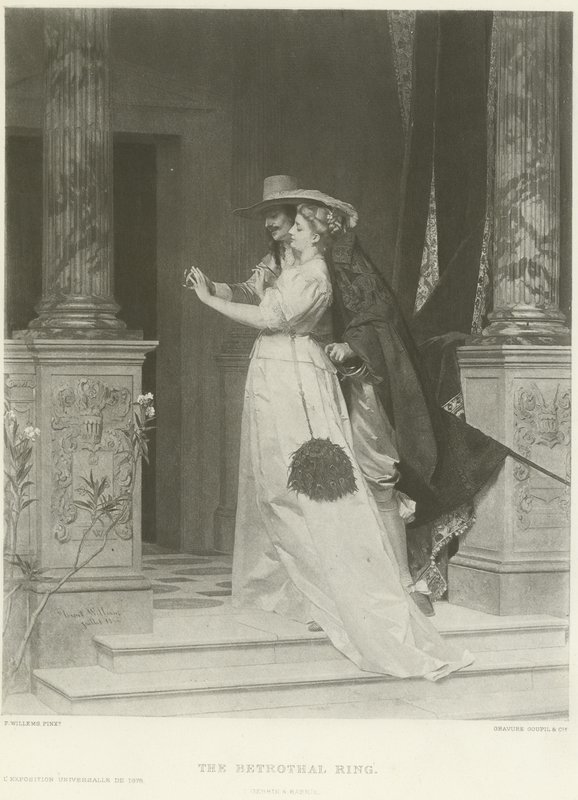 Der Verlobungsring (Gravur) von Florent Willems