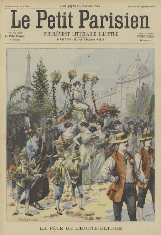 Gartenbau-Festival in Paris von Fortune Louis Meaulle