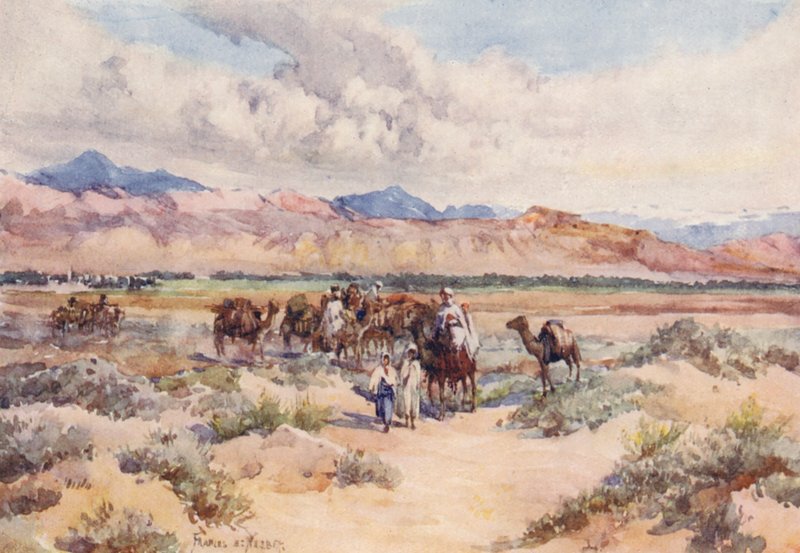 Eine Karawane in der Sahara von Frances Nesbitt