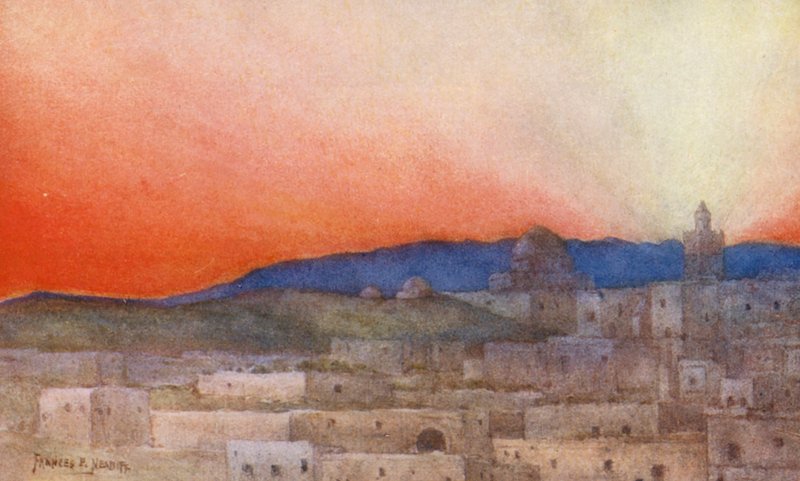 Ein Wüstenabendrot von Frances Nesbitt