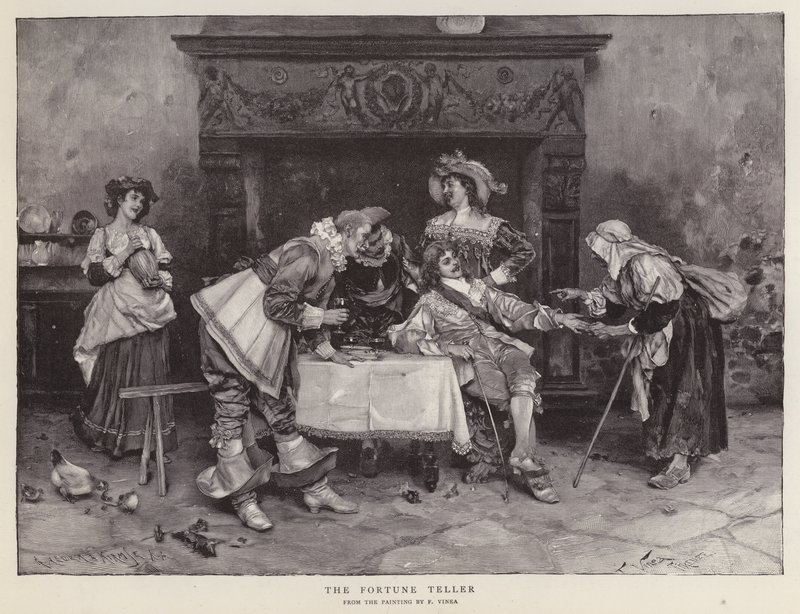 Die Wahrsagerin von Francesco Vinea