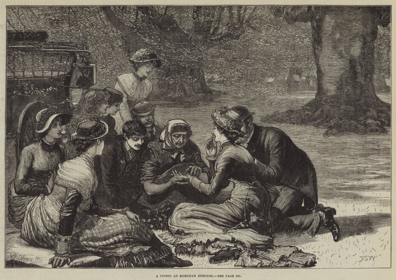 Ein Picknick in Burnham Beeches von Francis S. Walker