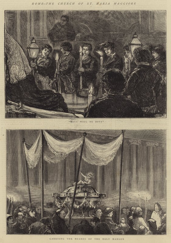 Rom, die Kirche Santa Maria Maggiore von Francis S. Walker