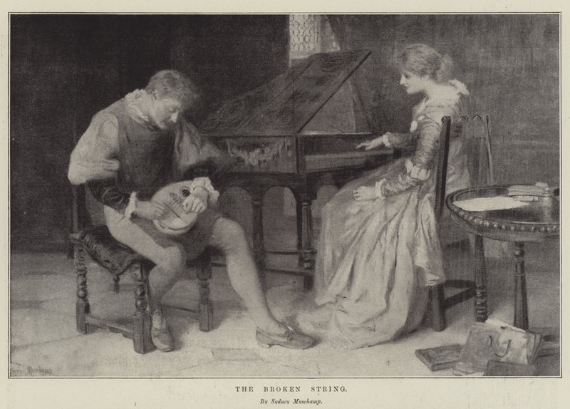 Die gebrochene Saite von Francis Sydney Muschamp
