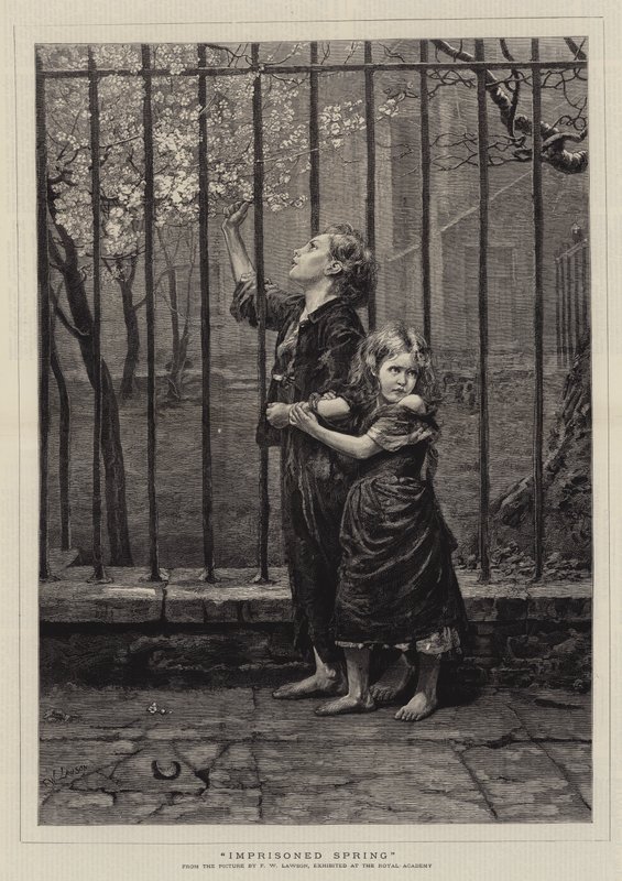 Gefangener Frühling von Francis Wilfred Lawson