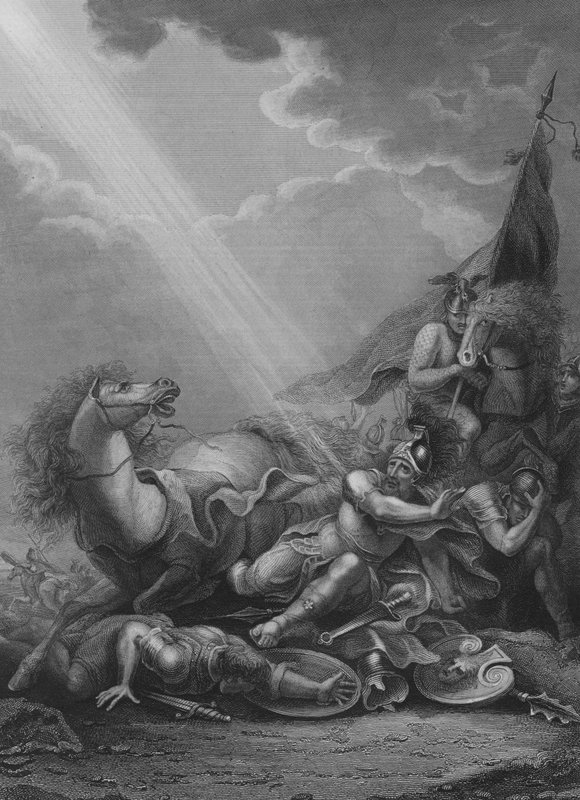 Die Bekehrung des Heiligen Paulus von Francis Bourgeois