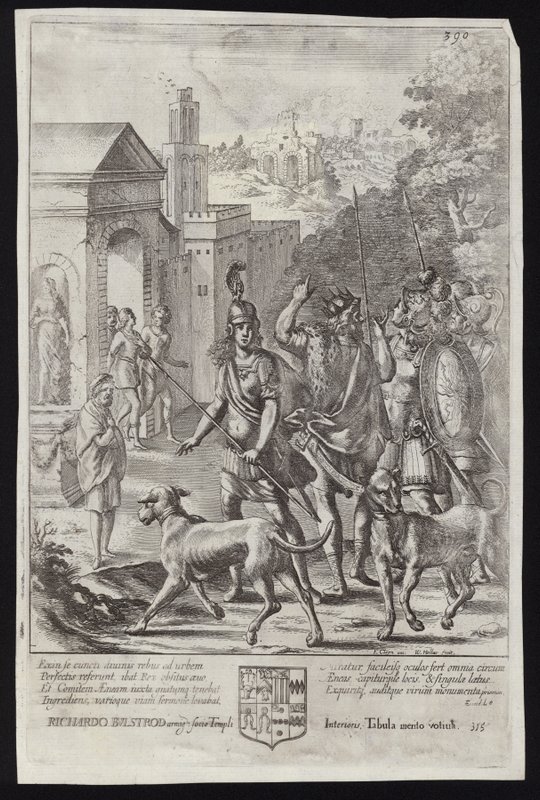 Evander und Aeneas in Palentium von Francis Cleyn