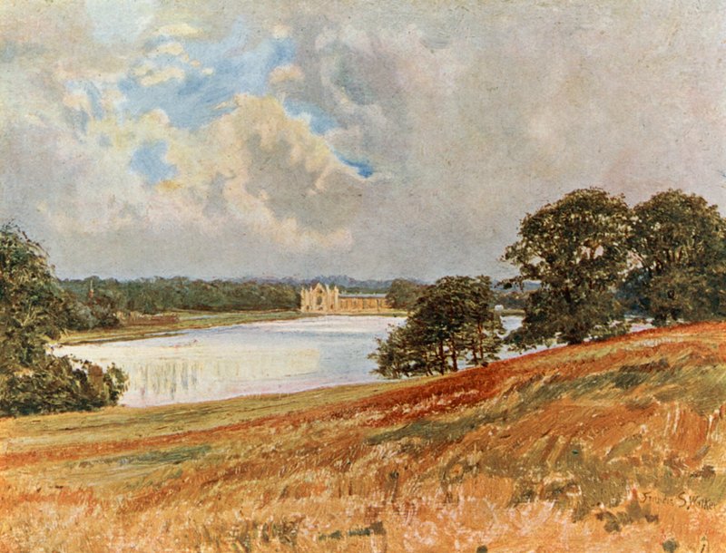 Der See bei Newstead von Francis S. Walker