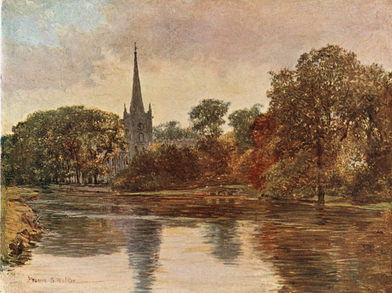 Trinity Church, Stratford on Avon von Francis S. Walker