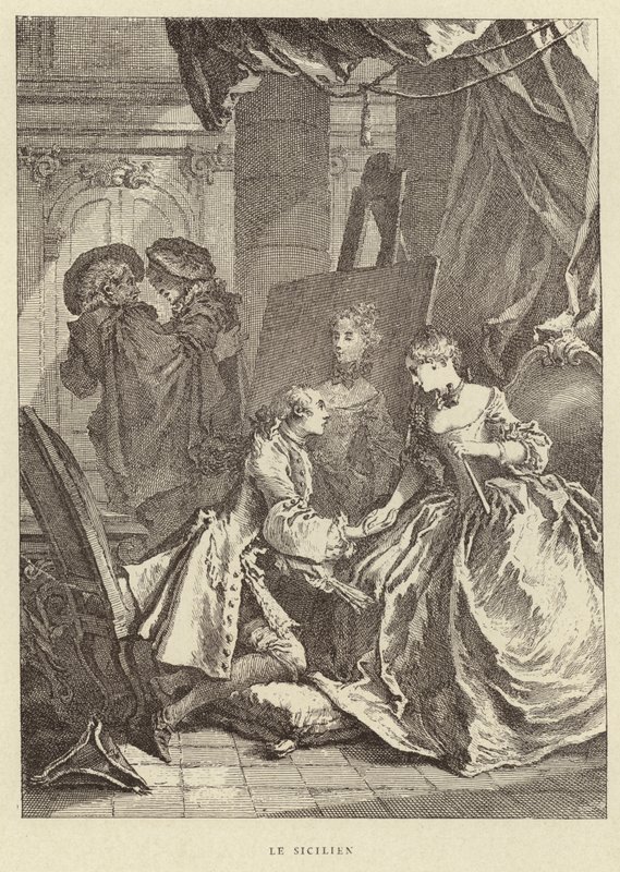 Der Sizilianer von Francois (after) Boucher