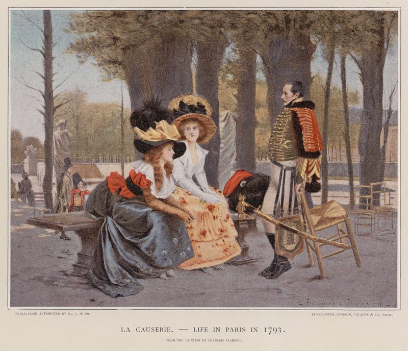 La Causerie von Francois Flameng