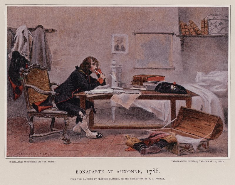 Napoleon in Auxonne von Francois Flameng