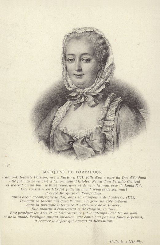 Marquise de Pompadour von Francois Hubert Drouais