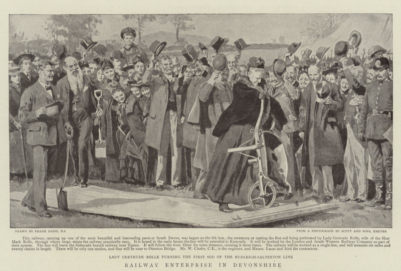 Eisenbahnunternehmen in Devonshire von Frank Dadd