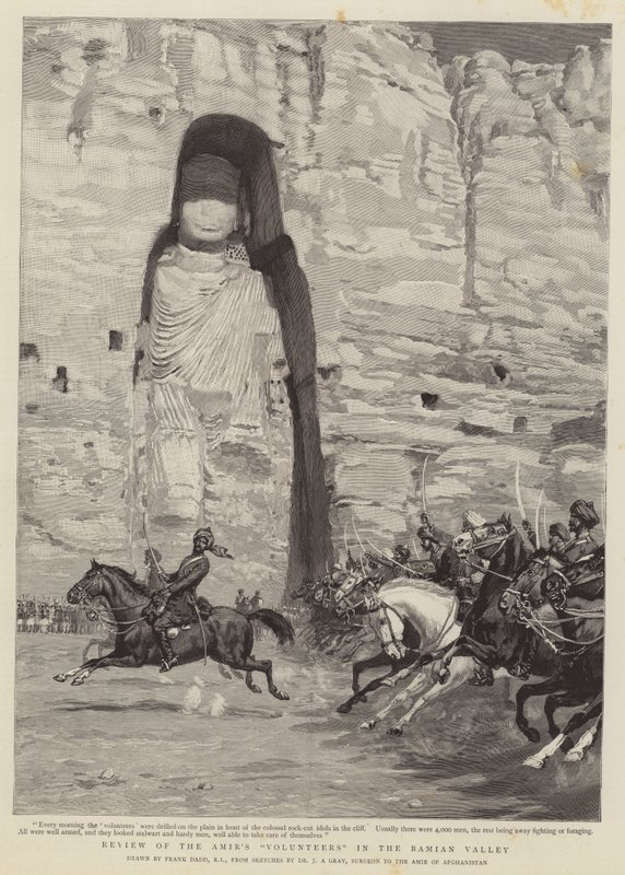 Überprüfung der Freiwilligen des Amir im Bamian-Tal von Frank Dadd