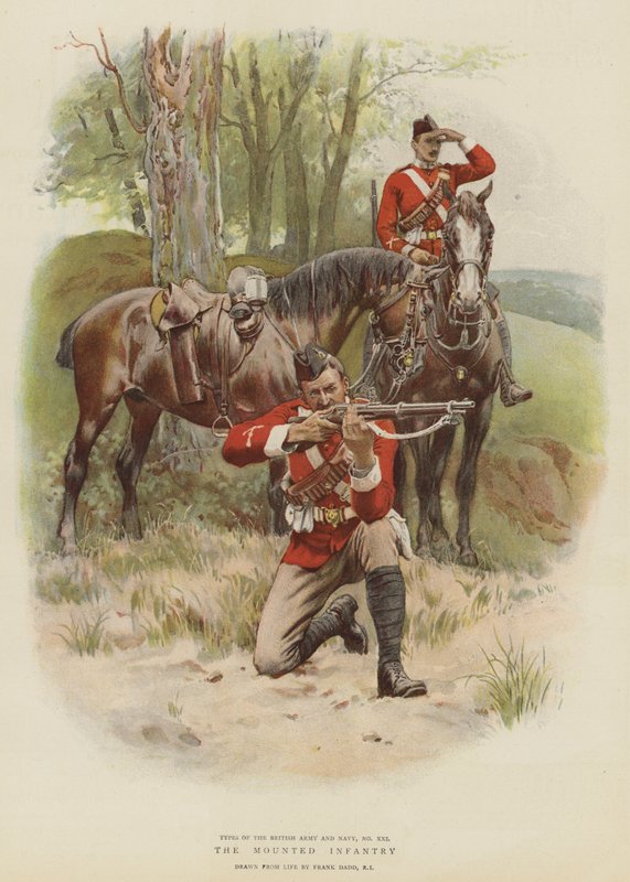 Die berittene Infanterie von Frank Dadd