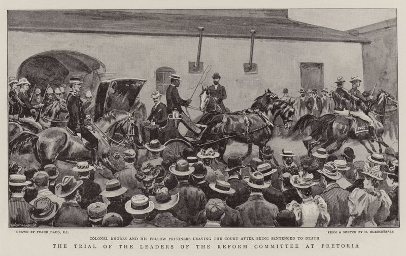Der Prozess der Führer des Reformkomitees in Pretoria von Frank Dadd