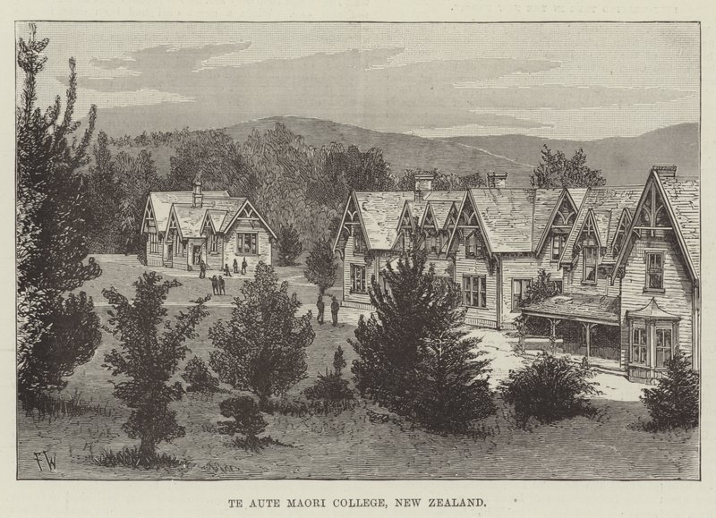 Te Aute Maori College, Neuseeland von Frank Watkins