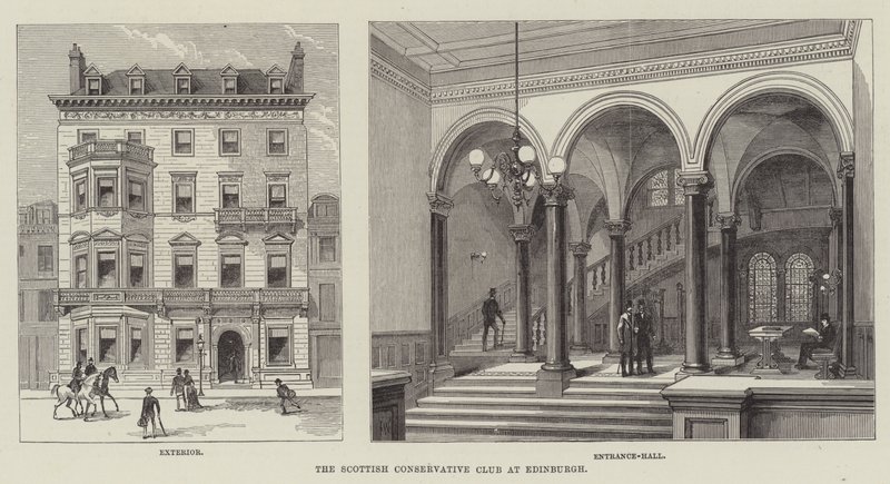 Der Scottish Conservative Club in Edinburgh von Frank Watkins