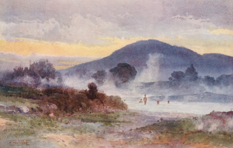 Neuseeland: Ngongotaha-Berg von Frank H Wright