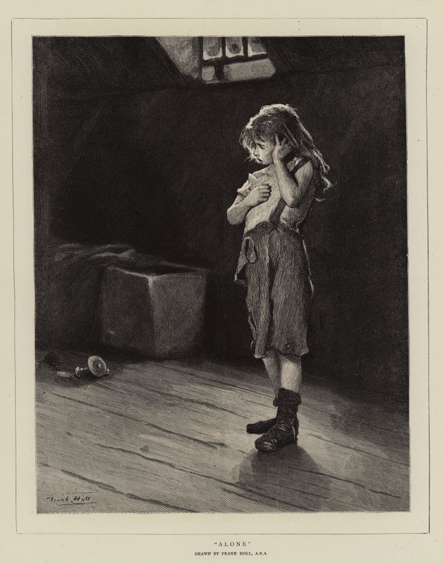 Allein von Frank Holl
