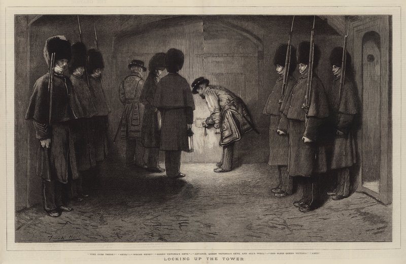 Einschluss des Turms von Frank Holl