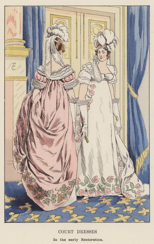 Hofkleider in der frühen Restauration von François Courboin
