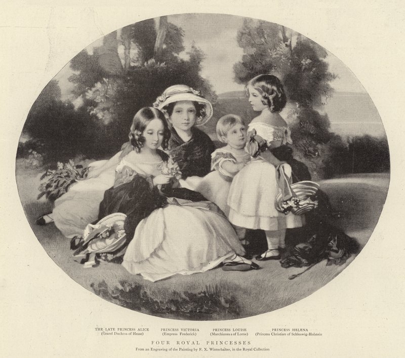 Vier königliche Prinzessinnen von Franz Xaver Winterhalter