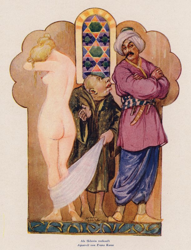 Frau als Sklavin verkauft von Franz Kuna