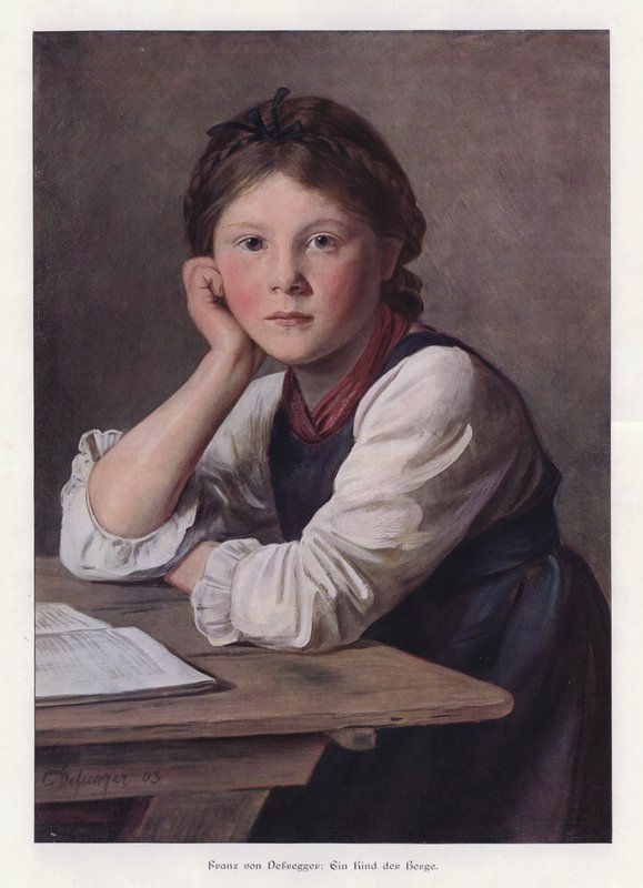 Ein Kind der Berge von Franz von Defregger