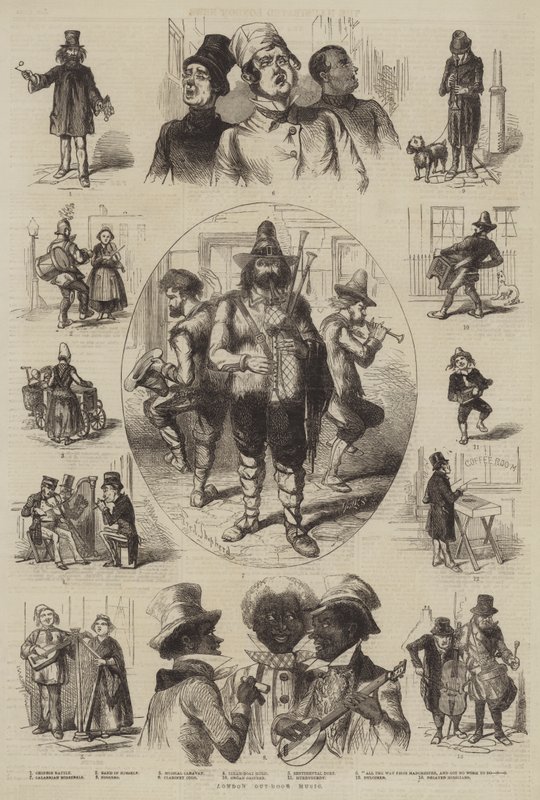Londoner Straßenmusik von Frederick Shepherd
