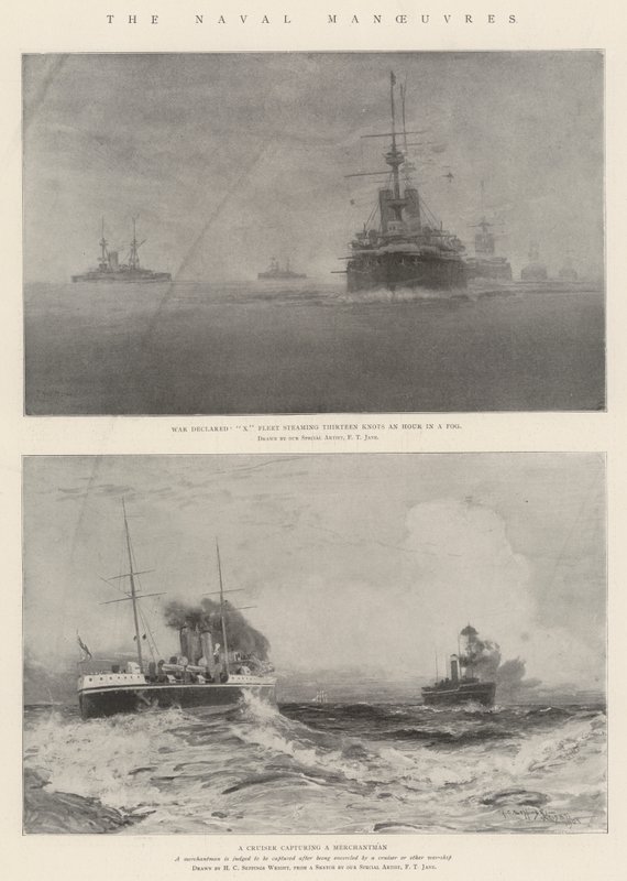 Die Marine-Manöver von Fred T. Jane