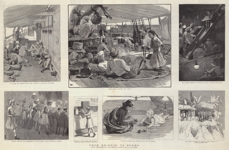 Von Brindisi nach Burma von Frederic Villiers